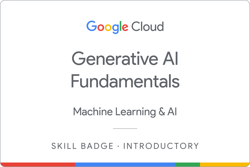 Generative AI Fundamentals badge